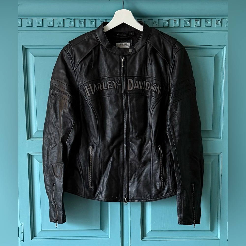 Women’s Harley Davidson Large Leather Jacket - Picture 1 of 10